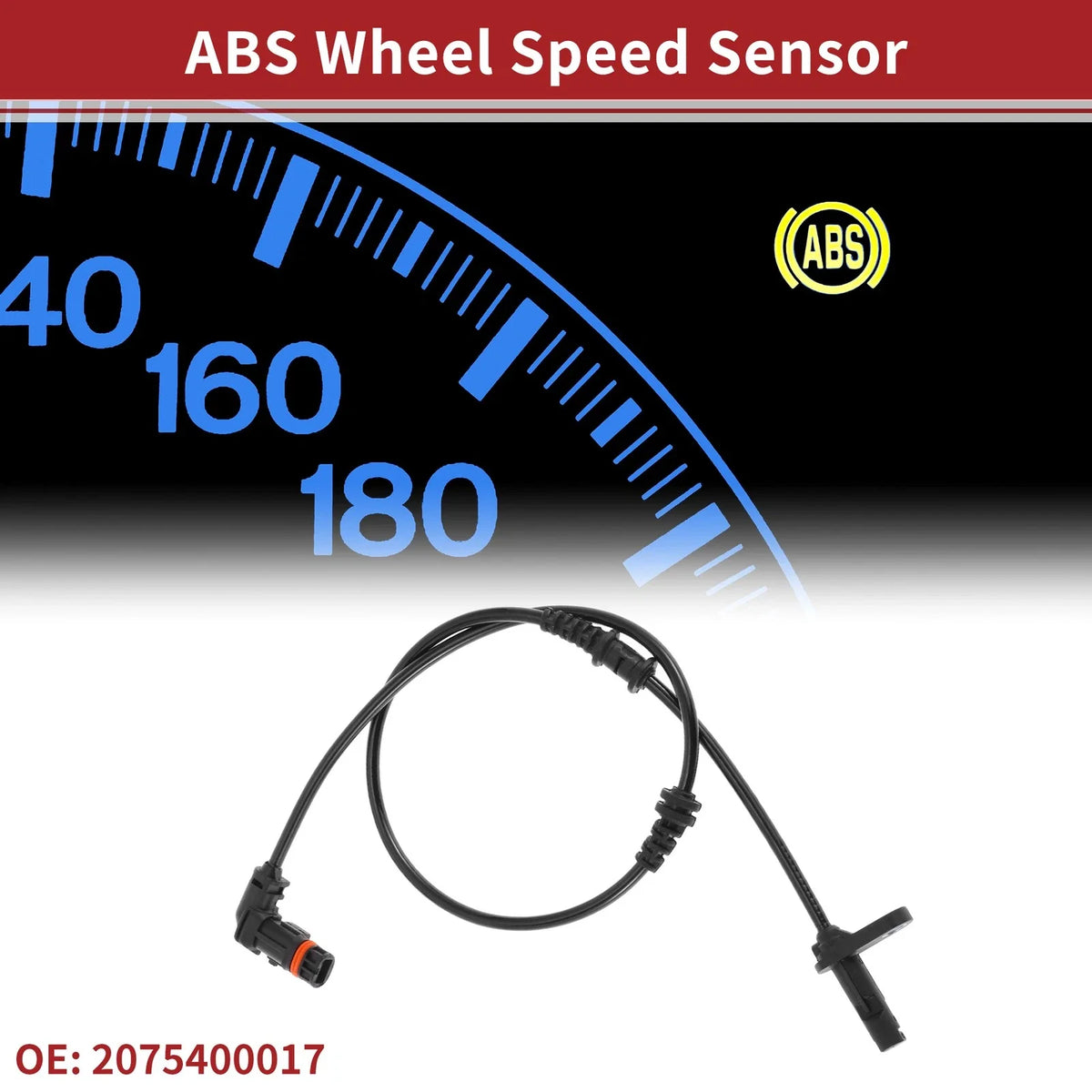 ABS Wheel Speed Sensor No. 2075400017 for Mercedes-Benz E350 E550 (2006–2017)