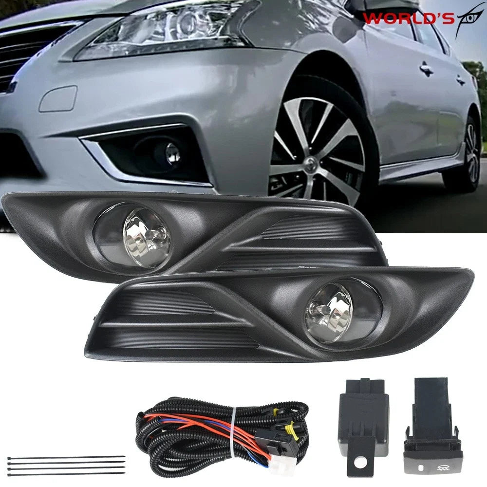 Fog Light Assembly for Nissan Sentra (2013–2015) Clear Lens