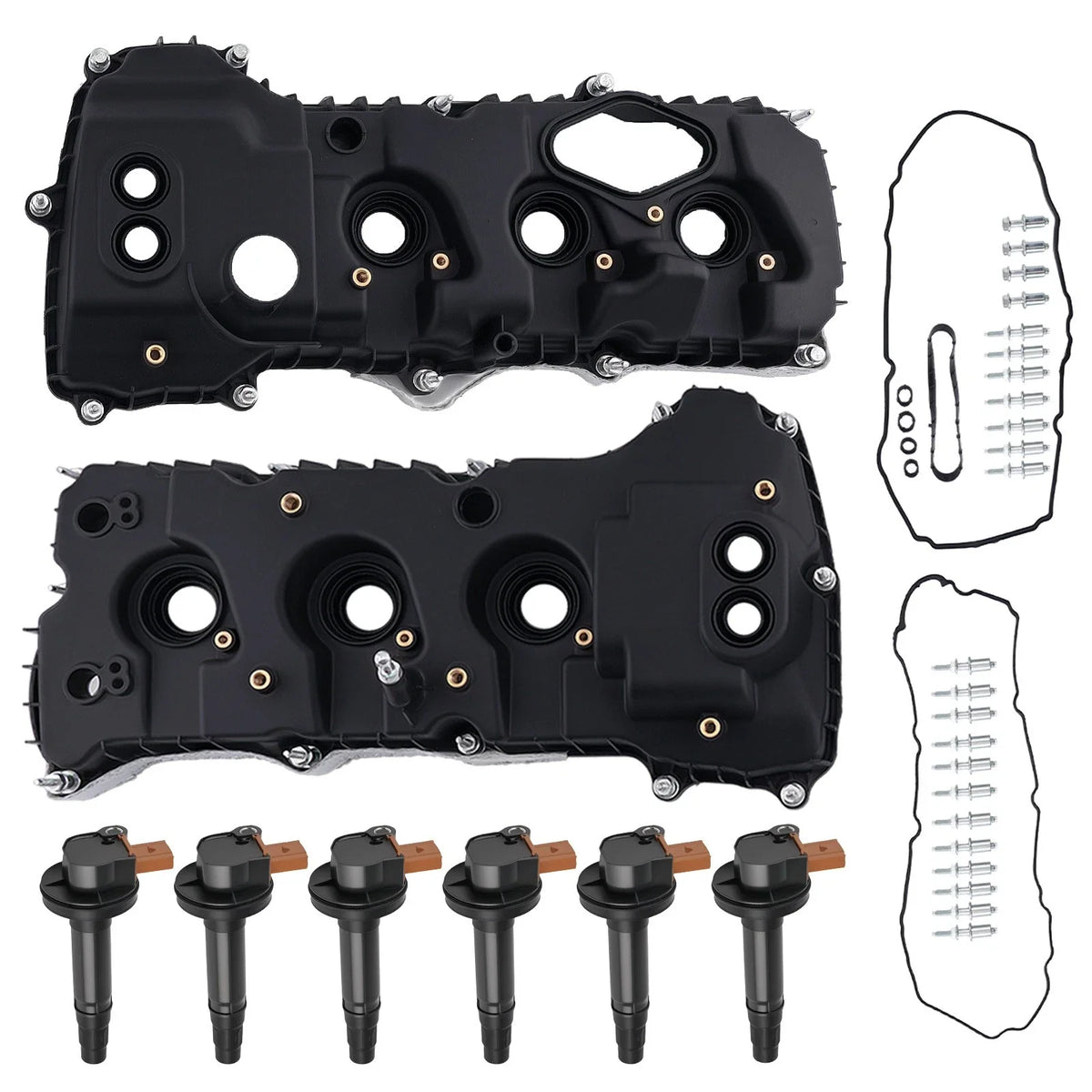 Engine Valve Covers with 6 Ignition Coils for F-150 2013-2017