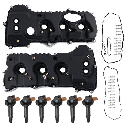 Engine Valve Covers with 6 Ignition Coils for F-150 2013-2017