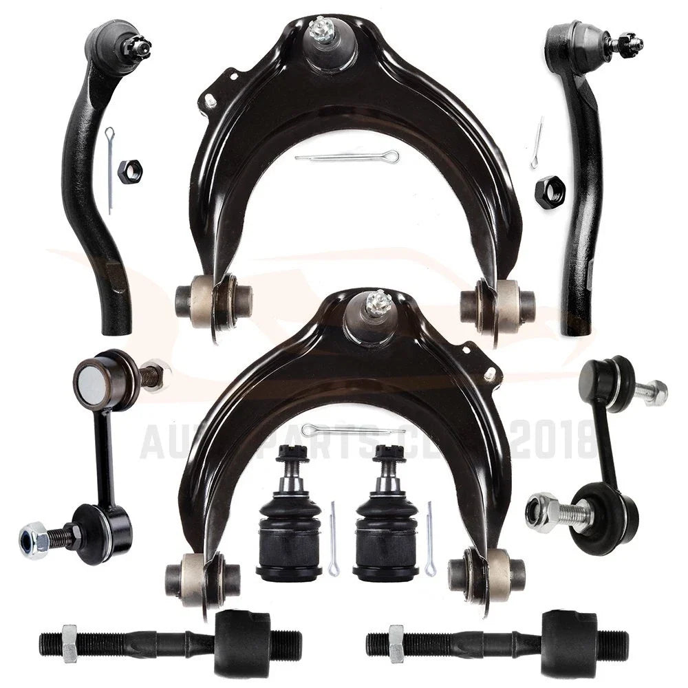 Set of 10 Front Upper Control Arms Tie Rods for Acura TSX (2004–2008)