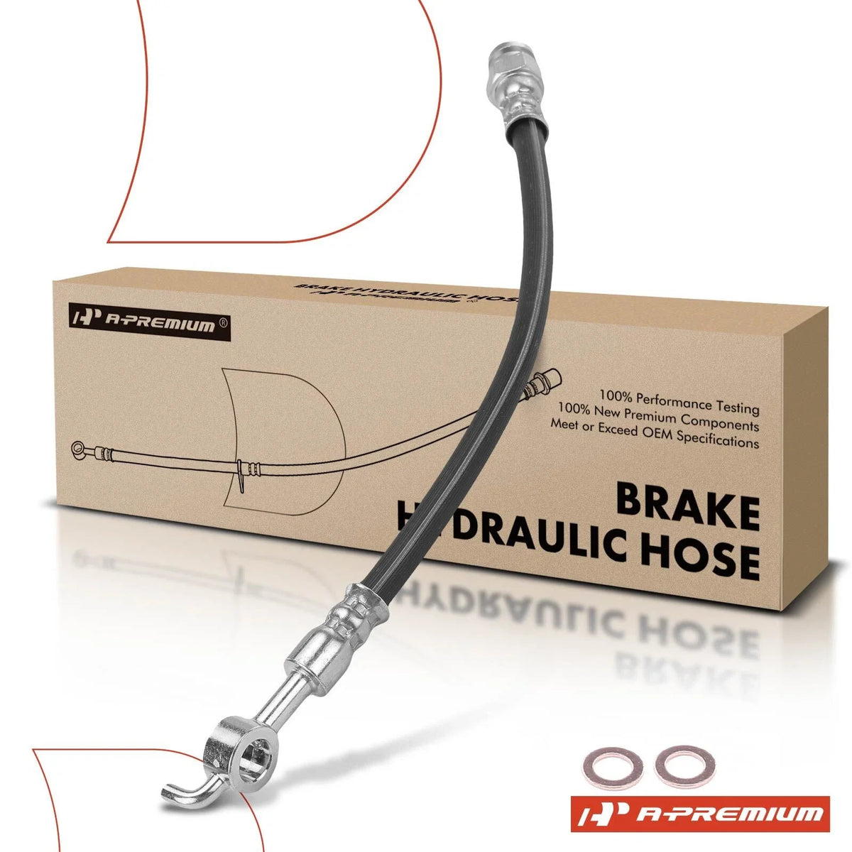 Rear Brake Hydraulic Hose for Ford Fusion (2006–2009)