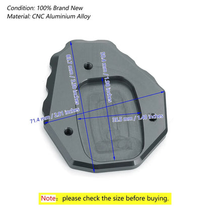 Side Stand Extension - Titanium for 2019 Honda CB500X