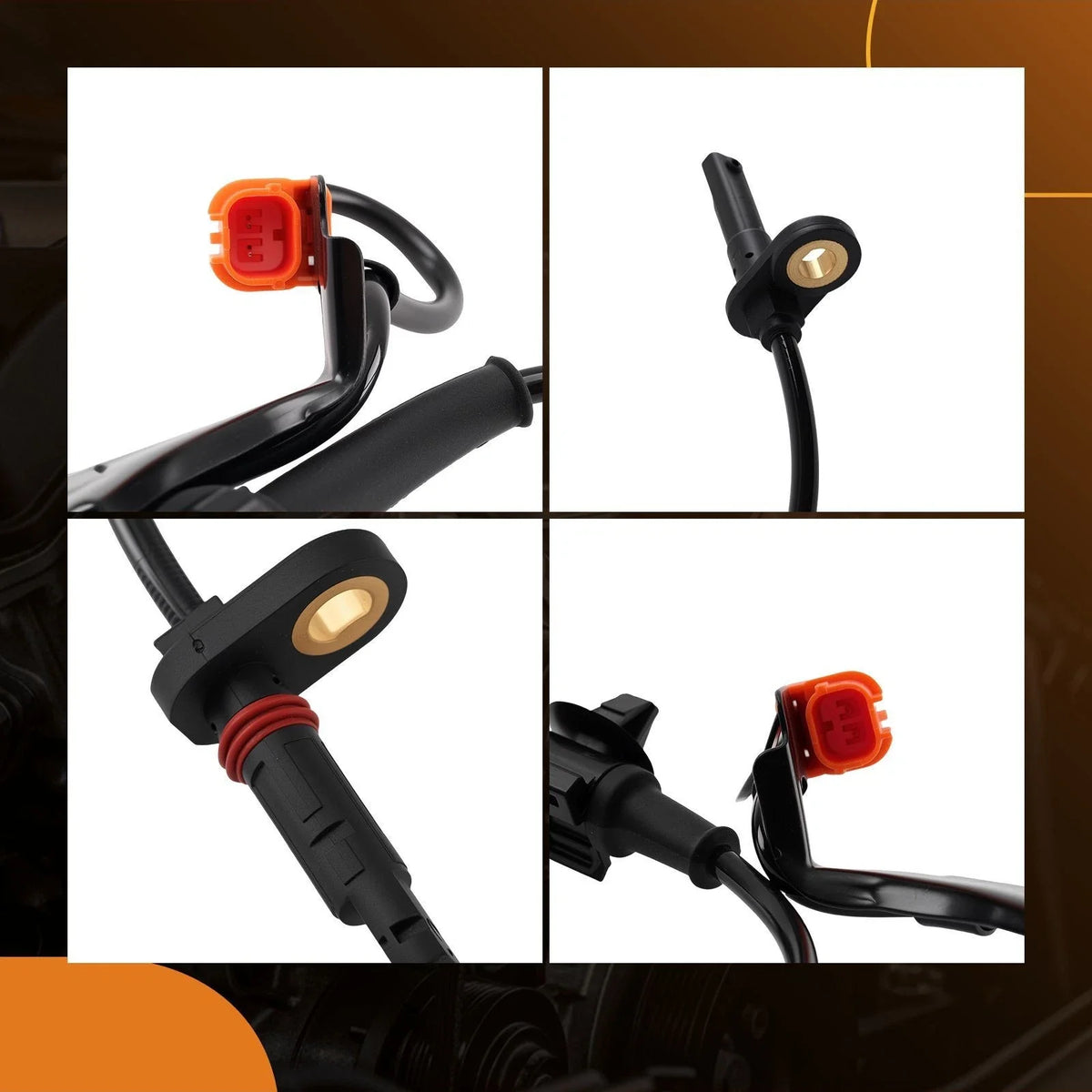 4-Pack ABS Wheel Speed Sensors for Honda CR-V 2002 to 2006