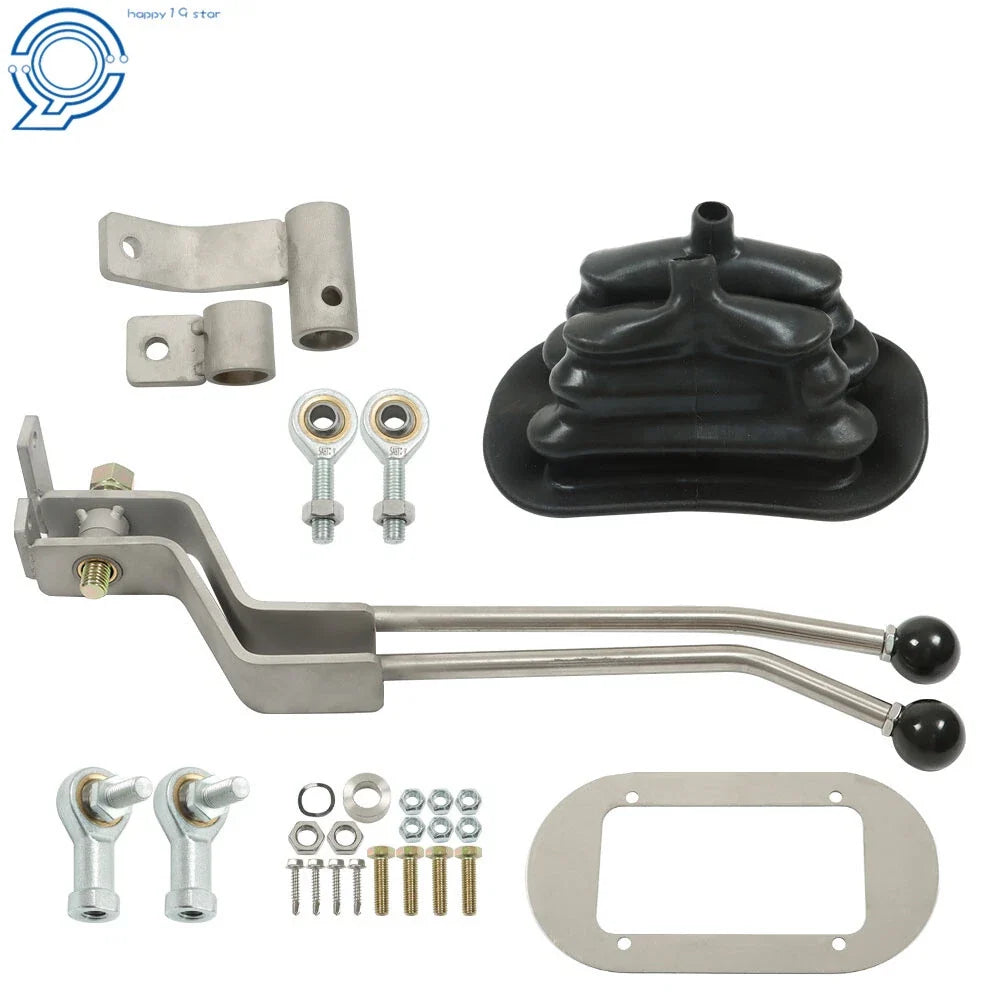 Stainless NP-205 Twin-Stick Shifter for GM Transfer Case
