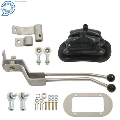 Stainless NP-205 Twin-Stick Shifter for GM Transfer Case