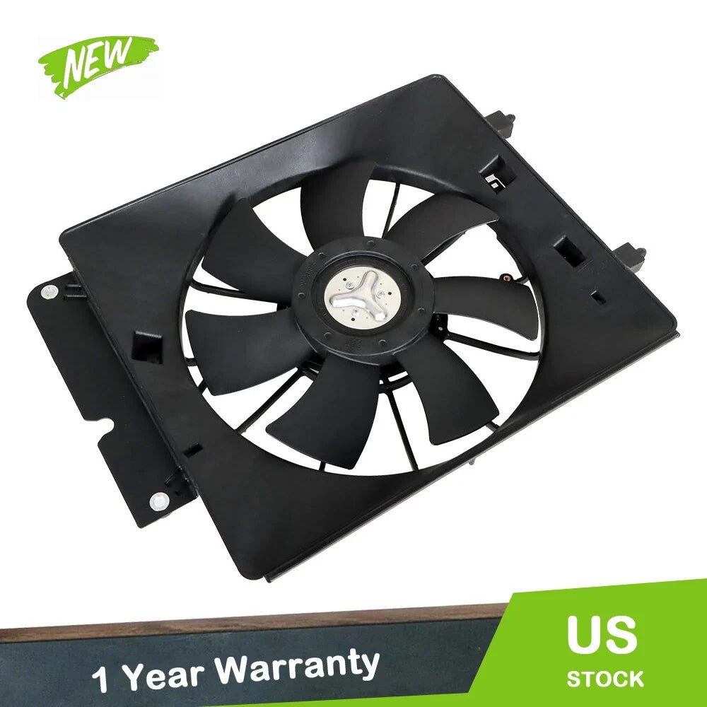 AC condenser cooling fan motor & shroud for Honda CR-V Element (2002–2006)