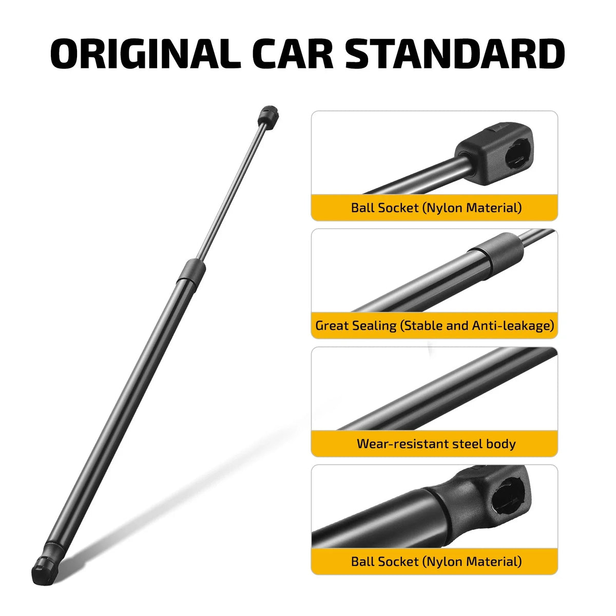 Camper Shell Gas Shocks Struts Set of 2 26inch 101LB/450N