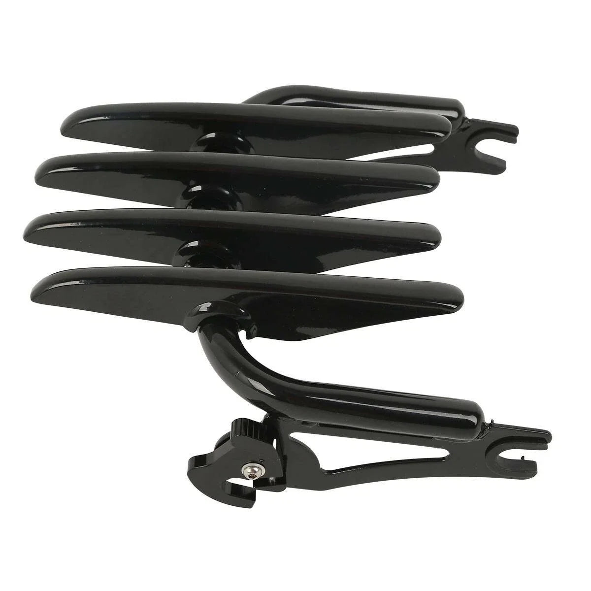 Luggage Rack & Docking Hardware - Black Stealth for Harley Touring 2009-2013
