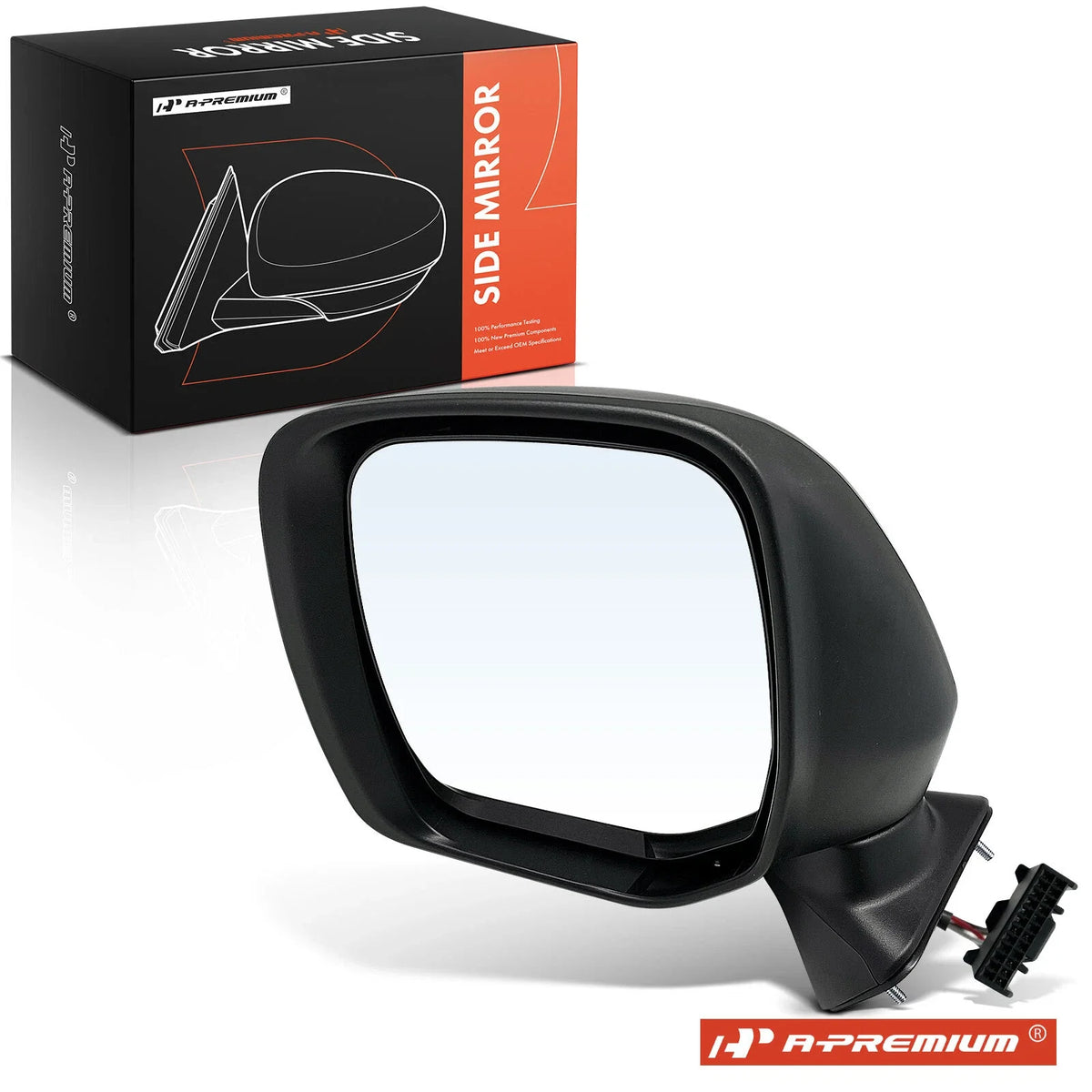 Heated Manual Fold Driver Power Mirror for Nissan Quest (2011–2019)