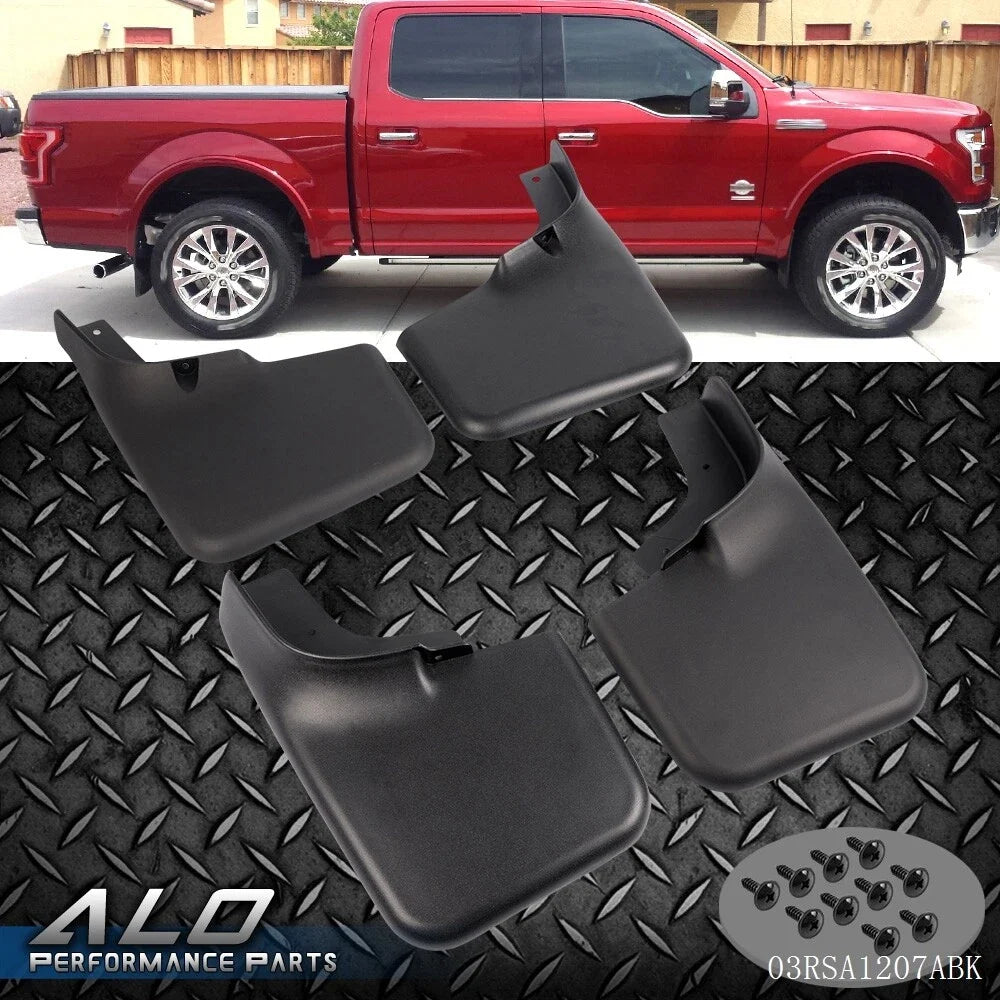 Set of 4 Splash Mud Guards for Ford F-150 (2004–2014)