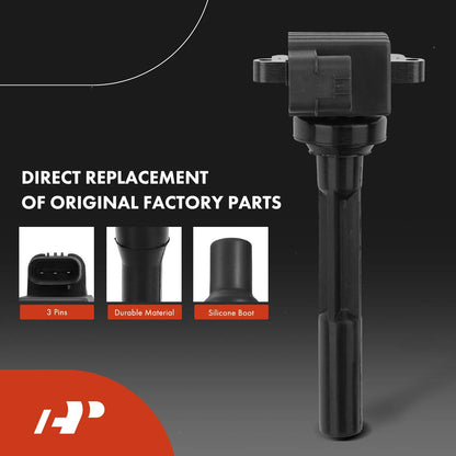 Set of 6 Ignition Coils & Iridium Spark Plugs for 1998-1999 Honda Passport
