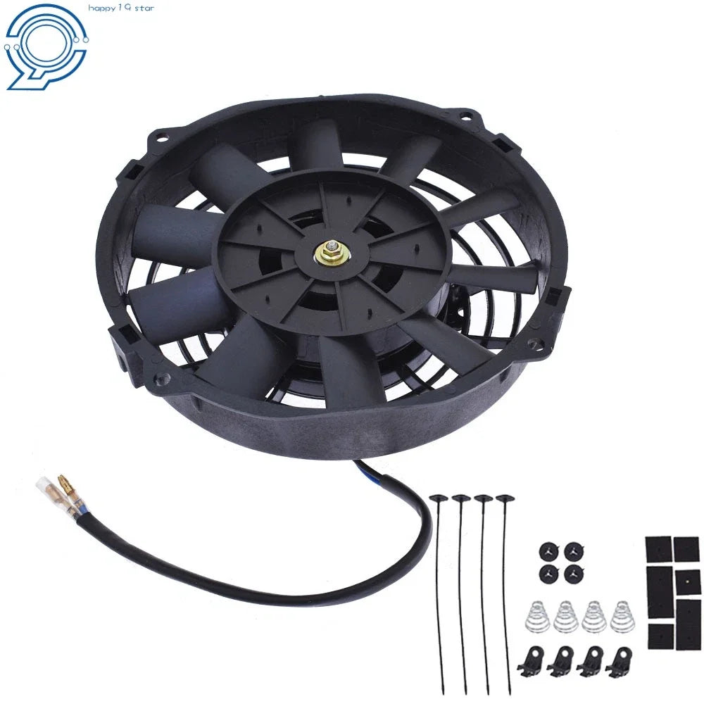 7" Electric Radiator Cooling Fan Mount Kit for Universal Fit (12V)