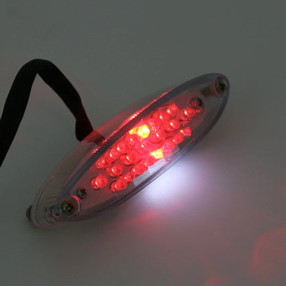 Smoke Lens LED Tail Light for Universal Motorcycle (No Specific Years)