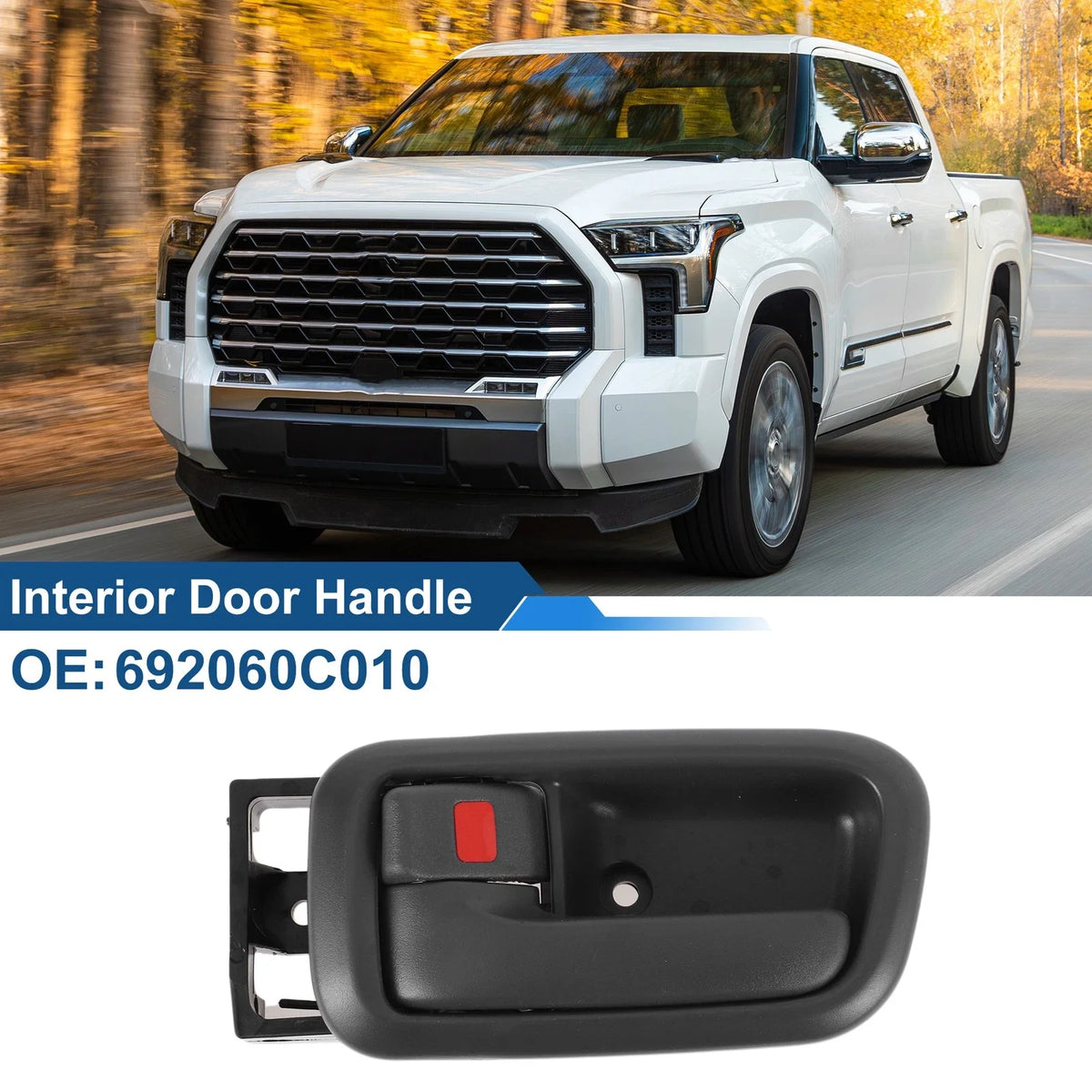 Front Passenger Side Interior Door Handle for Toyota Tundra (2000–2006) No. 692060C010