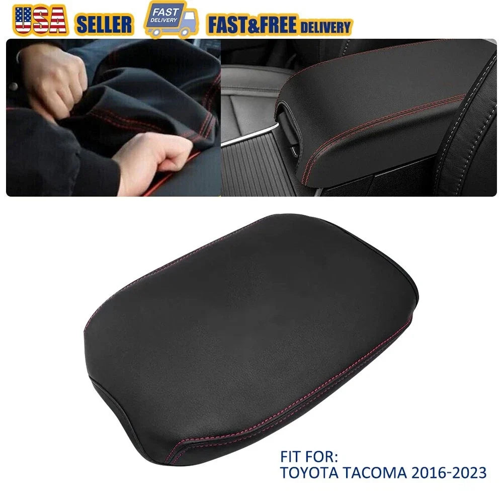 Armrest Cover for Toyota Tacoma (2016–2023) Leather Center Console