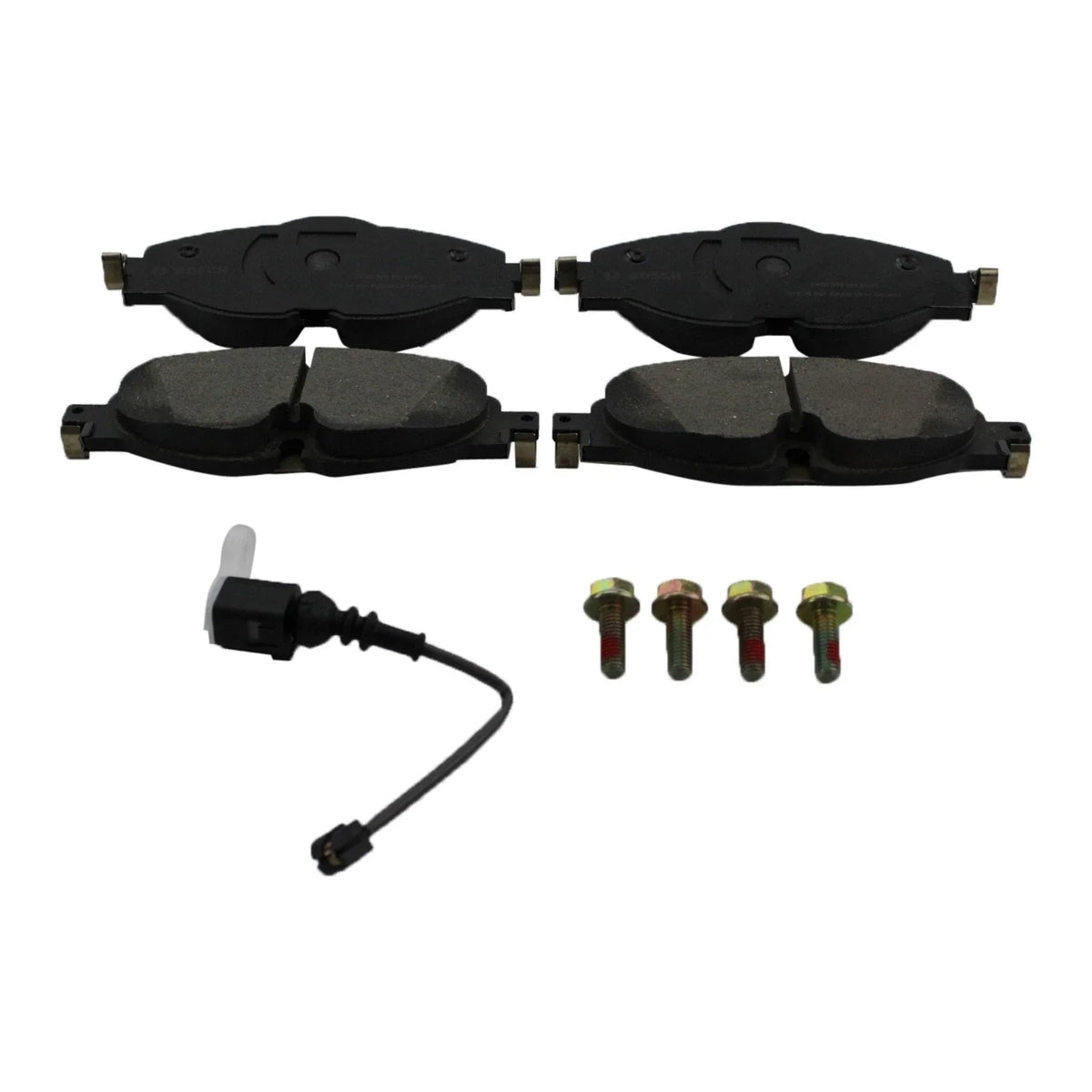 DuraGo Front Brake Rotors with Bosch Ceramic Pads for GTI, Passat