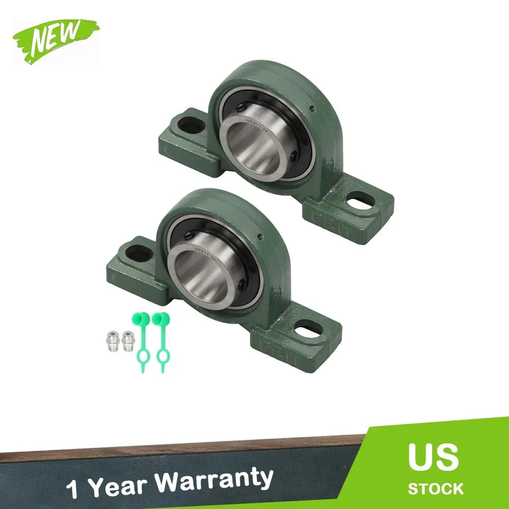 2X Pillow Block Bearings