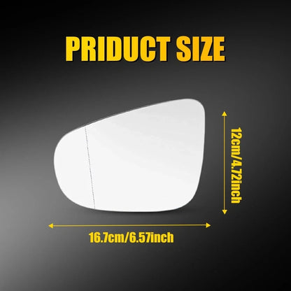 Mirror Glass Panel Heated for 2010-2012 VW Golf LH Driver Side