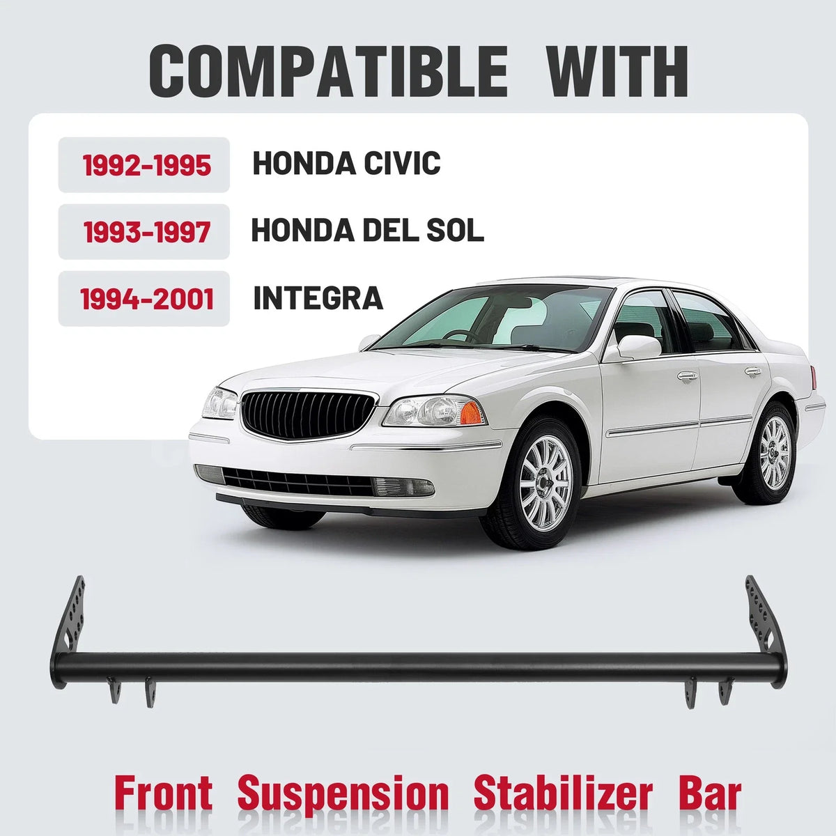 Front Control Tie Bar Kit for Honda Civic (1992-2000) & Integra (1994-2001)