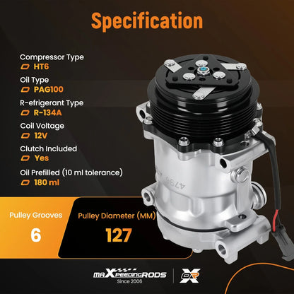 AC Compressor Kit for FSR FTR FVR (2000-2002) & Hombre (1997)