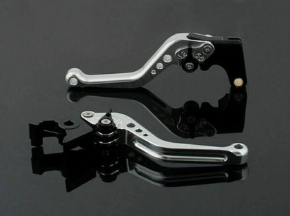 Short Brake Clutch Levers for BMW HP2 Sport (2008–2011) T9 Silver