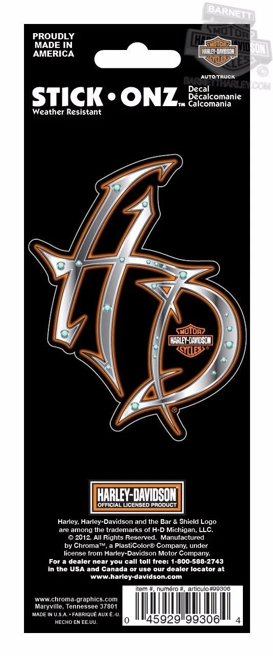 Exterior Shield Decal Sticker for Harley Davidson Motorcycle (All Years)