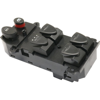 Window Switch for Honda Civic (2006–2011) Front Driver Side, Black