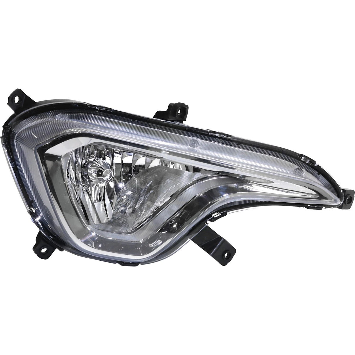 Fog Light for Hyundai Santa Fe (2013–2016) Passenger Side Halogen Assembly CAPA