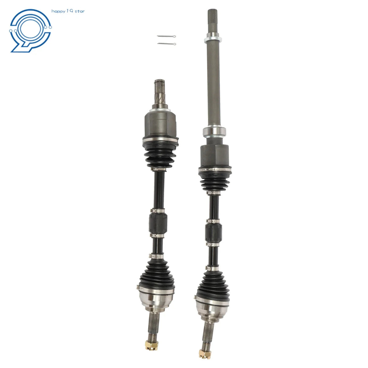 Pair of Front CV Axle Shafts for Nissan Cube (2009–2014) Versa (2007–2012)