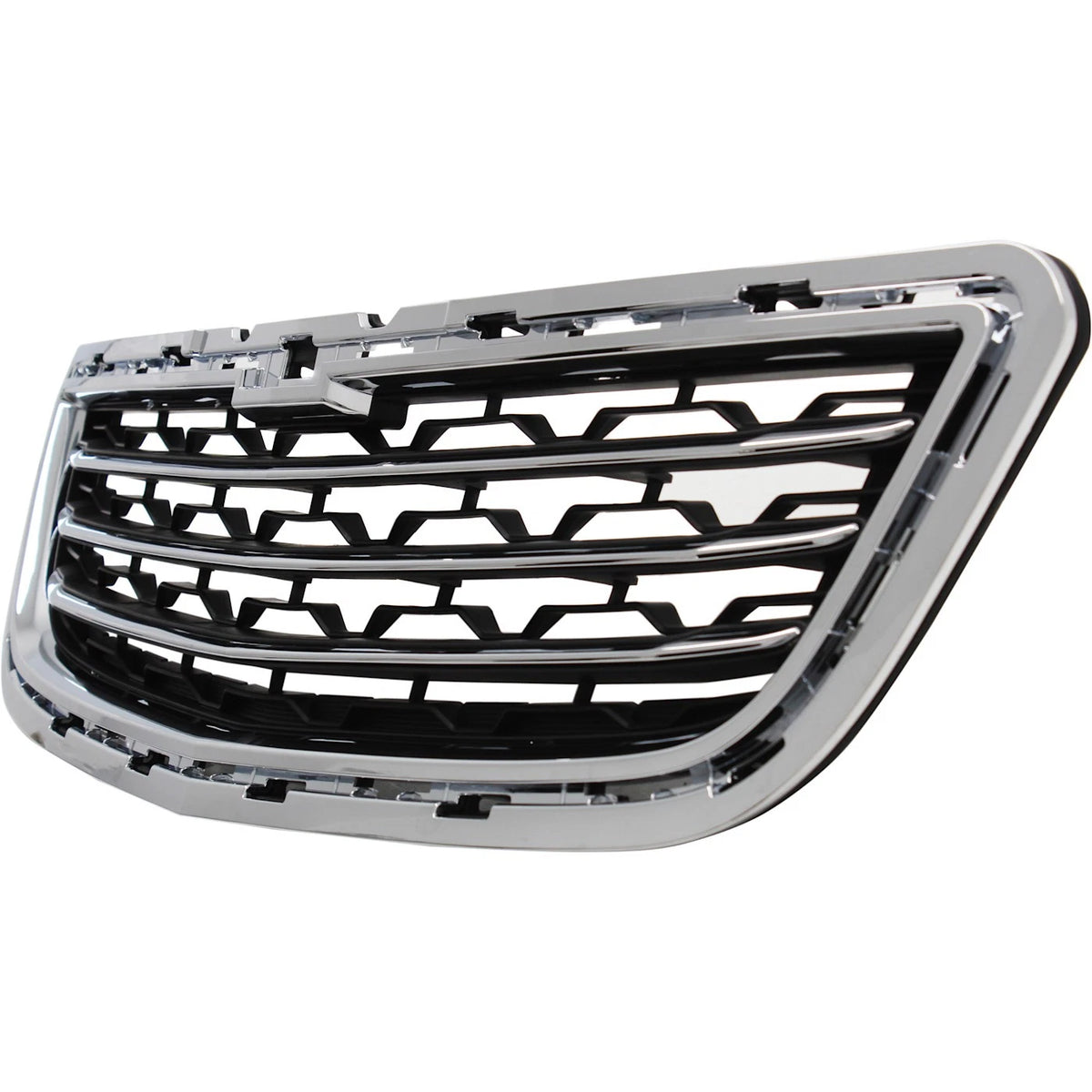 Grille for Chevrolet Trax (2015–2016) Lower Chrome Shell Black Insert CAPA