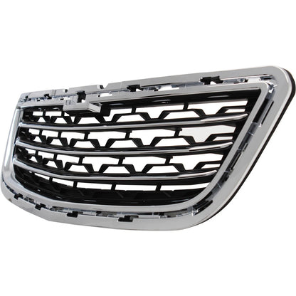 Grille for Chevrolet Trax (2015–2016) Lower Chrome Shell Black Insert CAPA
