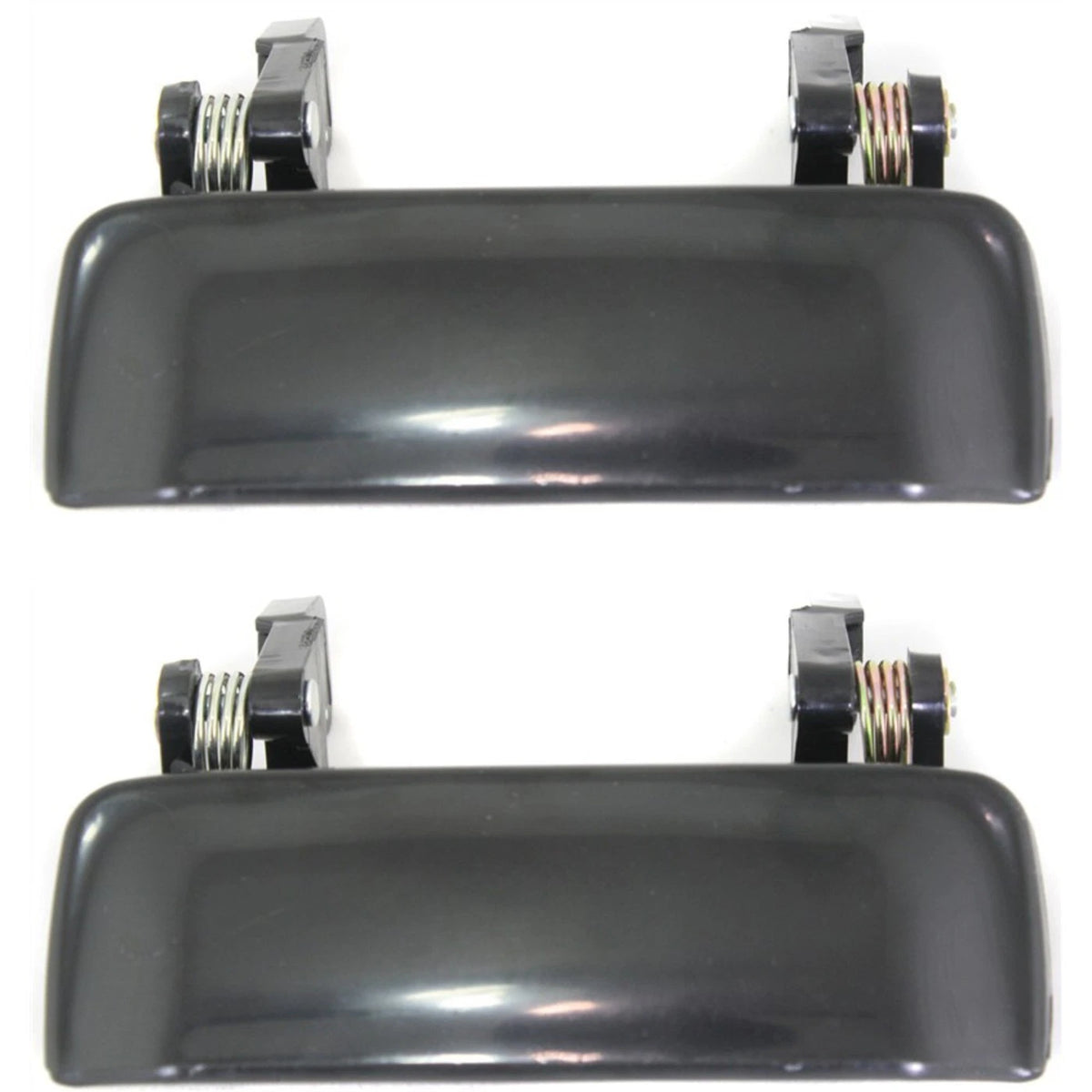 Set of 2 Door Handles for Ford Ranger (1998–2011) Smooth Black Outer