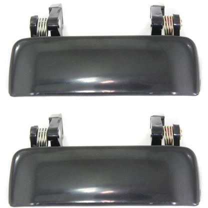 Set of 2 Door Handles for Ford Ranger (1998–2011) Smooth Black Outer