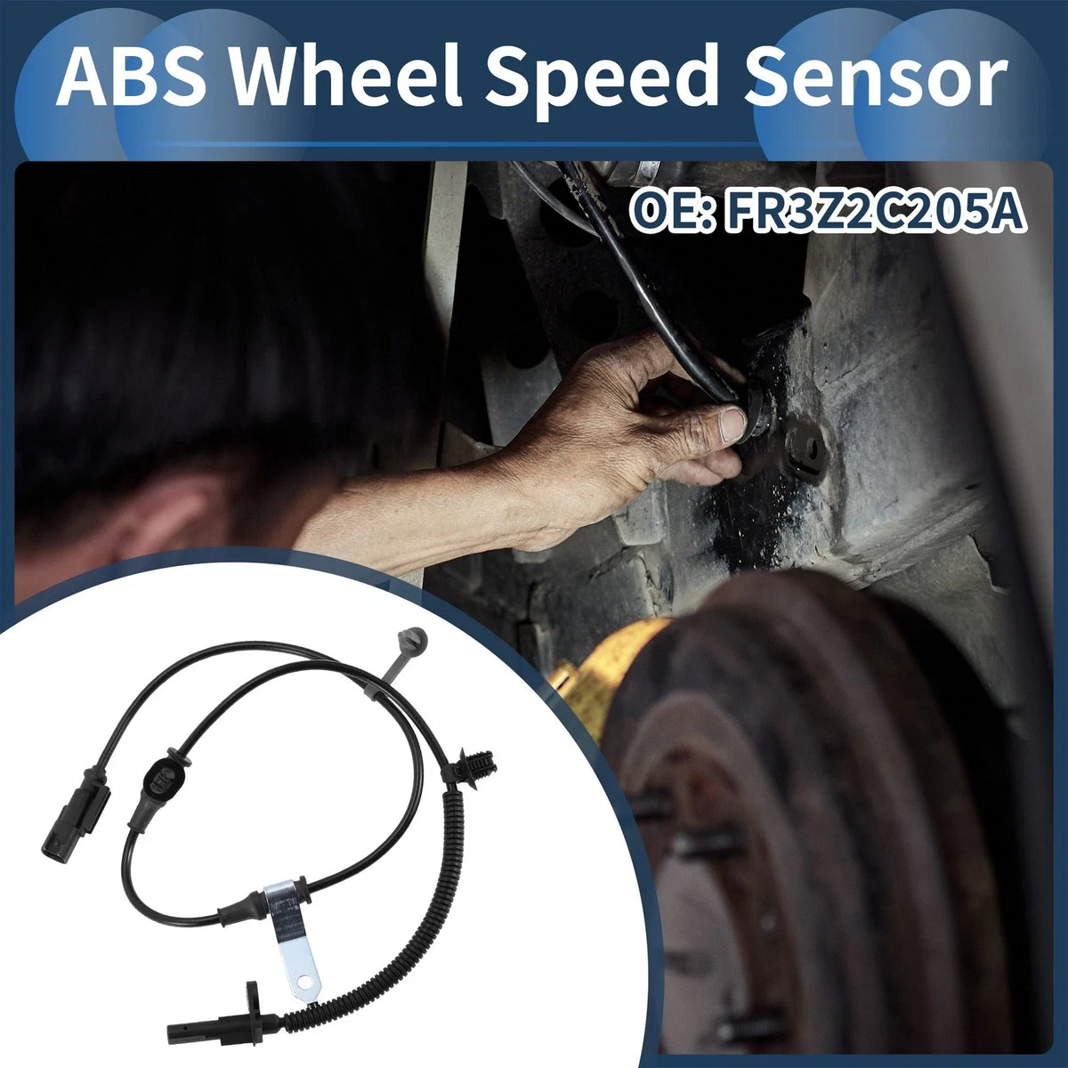 ABS Wheel Speed Sensor for Ford Mustang (2015–2019) FR3Z2C205A