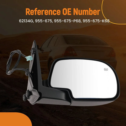 Power Heated Side View Mirror Right for Chevy Silverado (2003–2007)