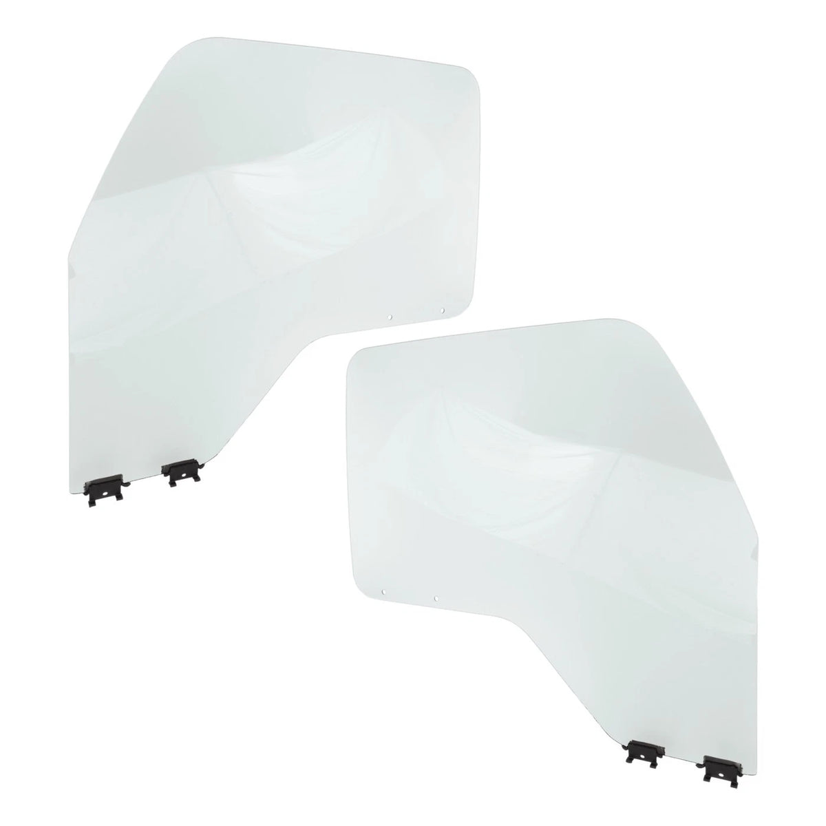 Set of 2 Front Door Glasses for Chevy (Left & Right)