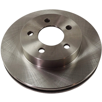 Front and Rear Brake Disc Set for Jeep Liberty (2003–2007) - Plain Surface