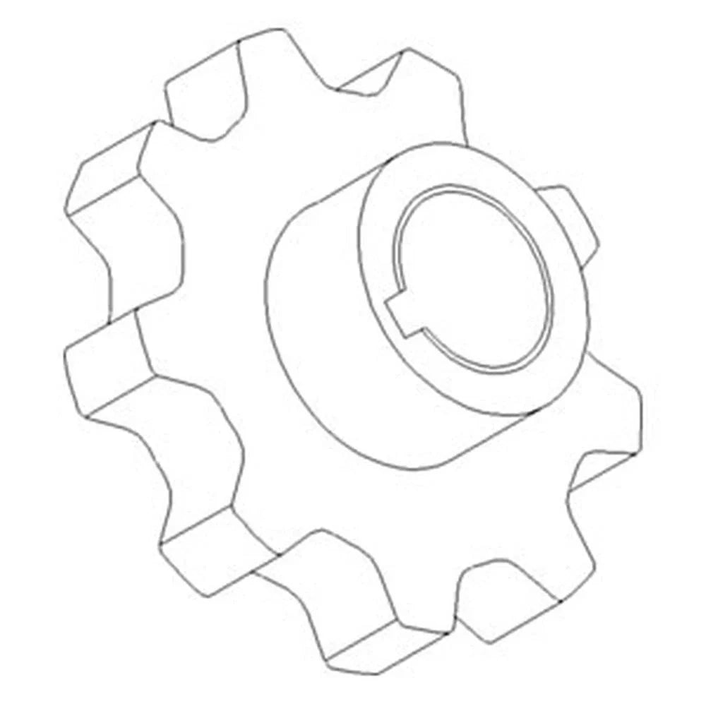 Elevator Chain Sprocket Lower for Case IH 7010 7120 7230 (Fits 87283436)