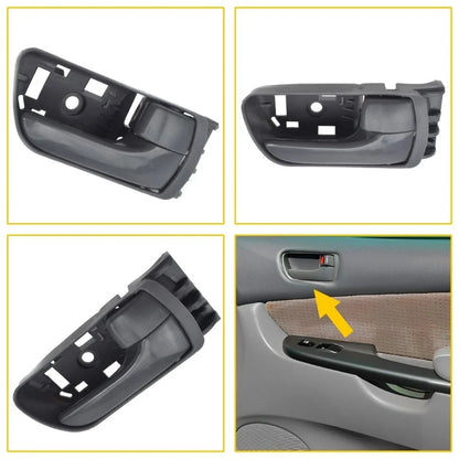 Front Left Right Inner Door Handle Set - Gray for Toyota Sienna (V)