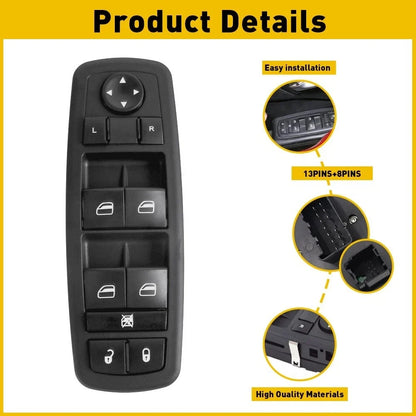 Power Window Switch Control Left for Chrysler Jeep (2013-2015)