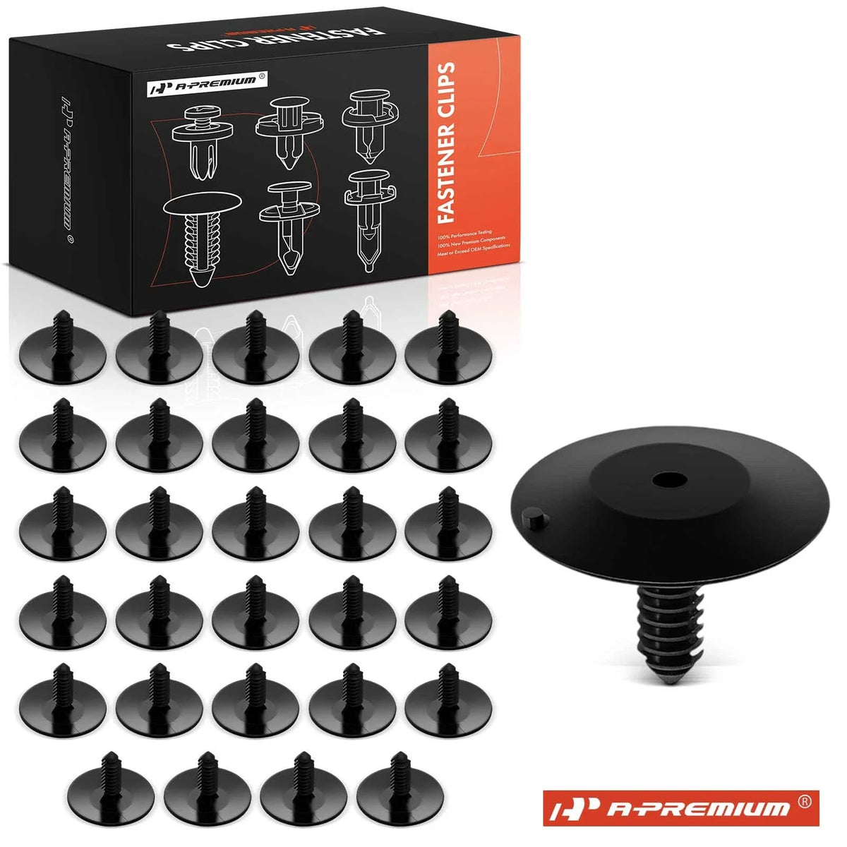 30Pcs Nylon Hood Insulation Retainer Clips for Chevy