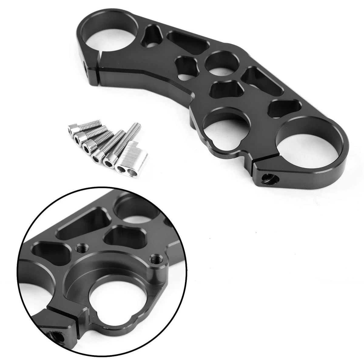 Lowering Triple Tree Front Upper Top Clamp for Suzuki GSXR 600 750 1000 (2001–2023)