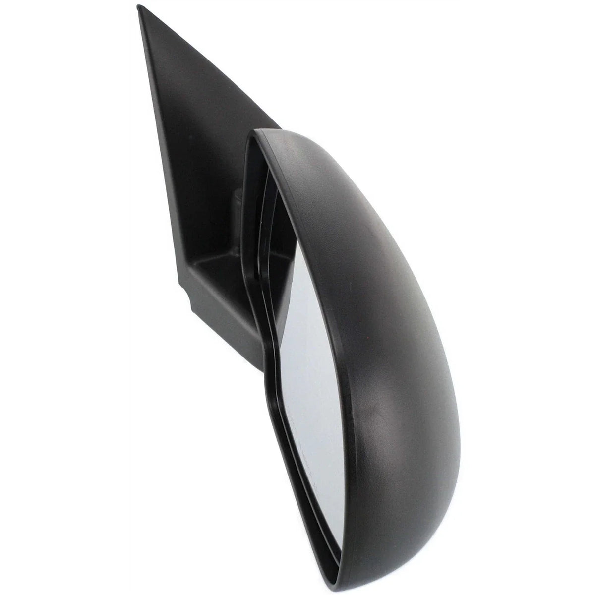 Set of 2 Manual Glass Mirrors - Black for Chevrolet Silverado 1500 1999-2006