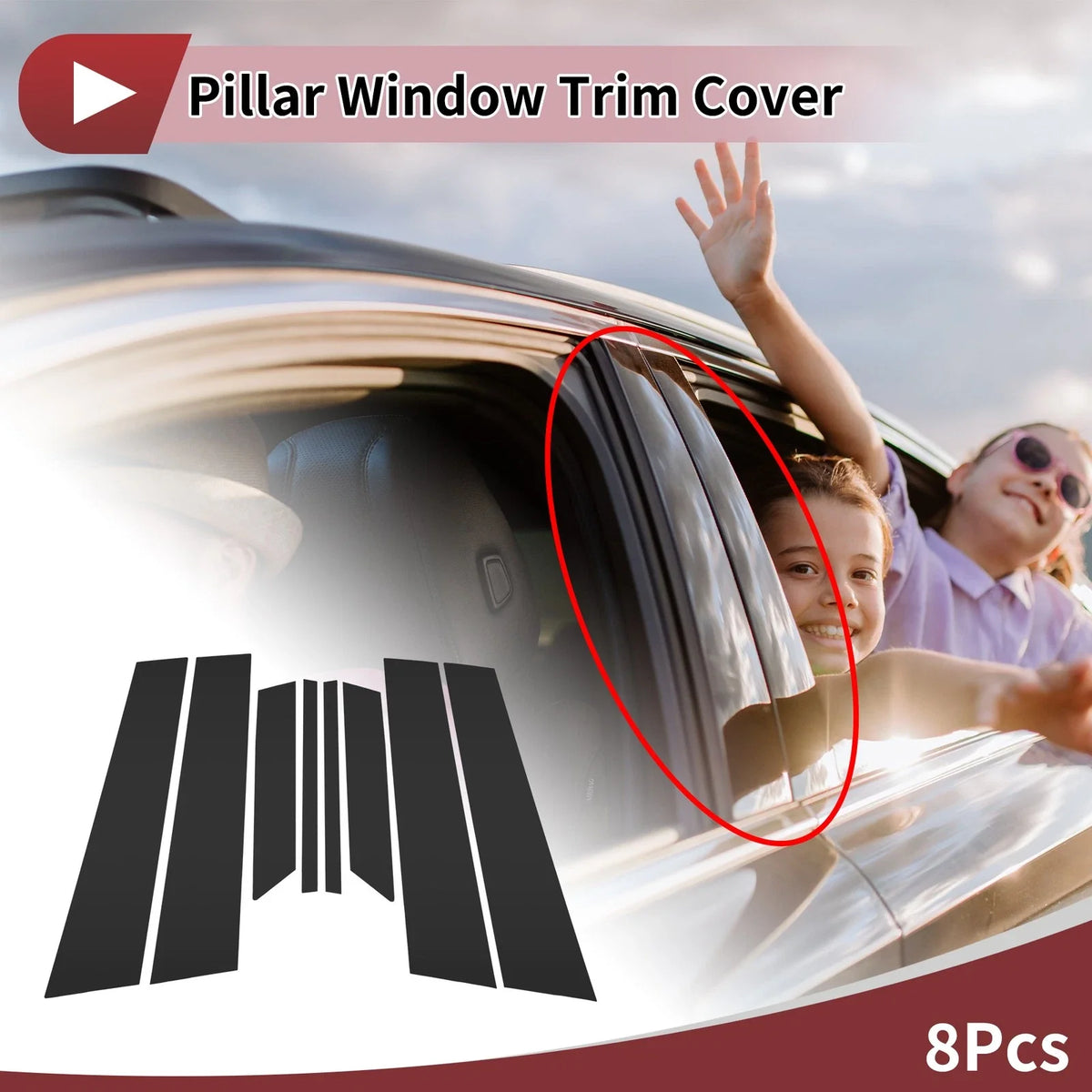Door Pillar Window Trim for Mazda 6 GH1 (2008–2012)