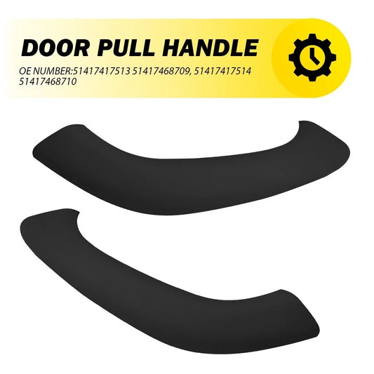 Set of 2 Black Inner Door Pull Handle Cover Trim for BMW X2 X1 (F48 F49 F39)