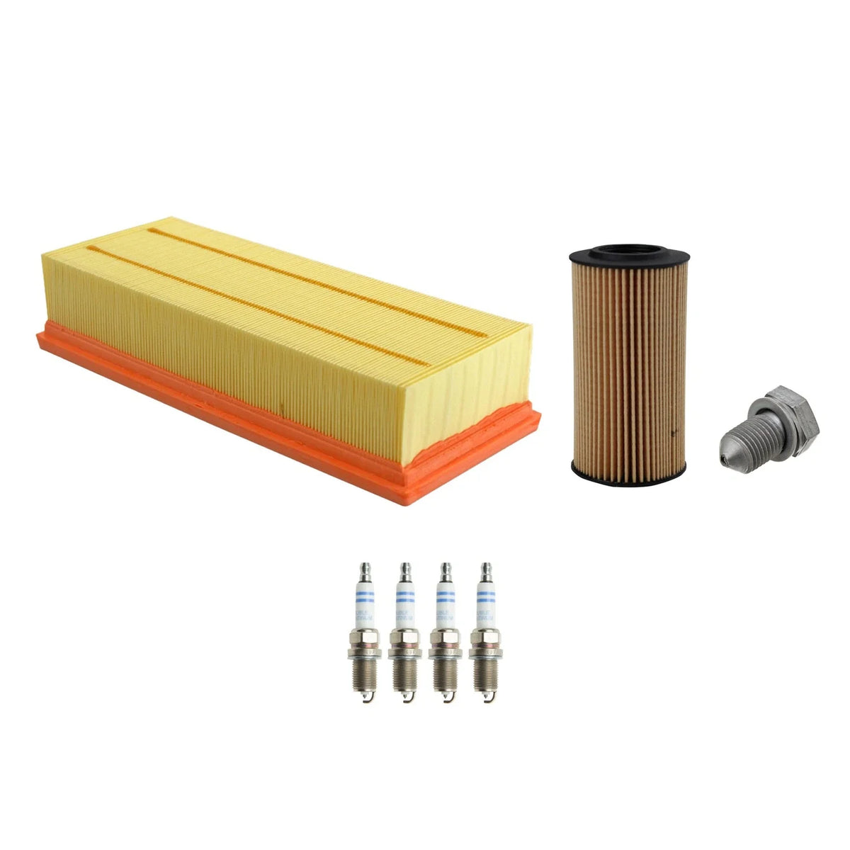 Wix Engine Air Oil Filters & Bosch 4 Platinum Spark Plugs for Audi A3 TT (2006–2013)