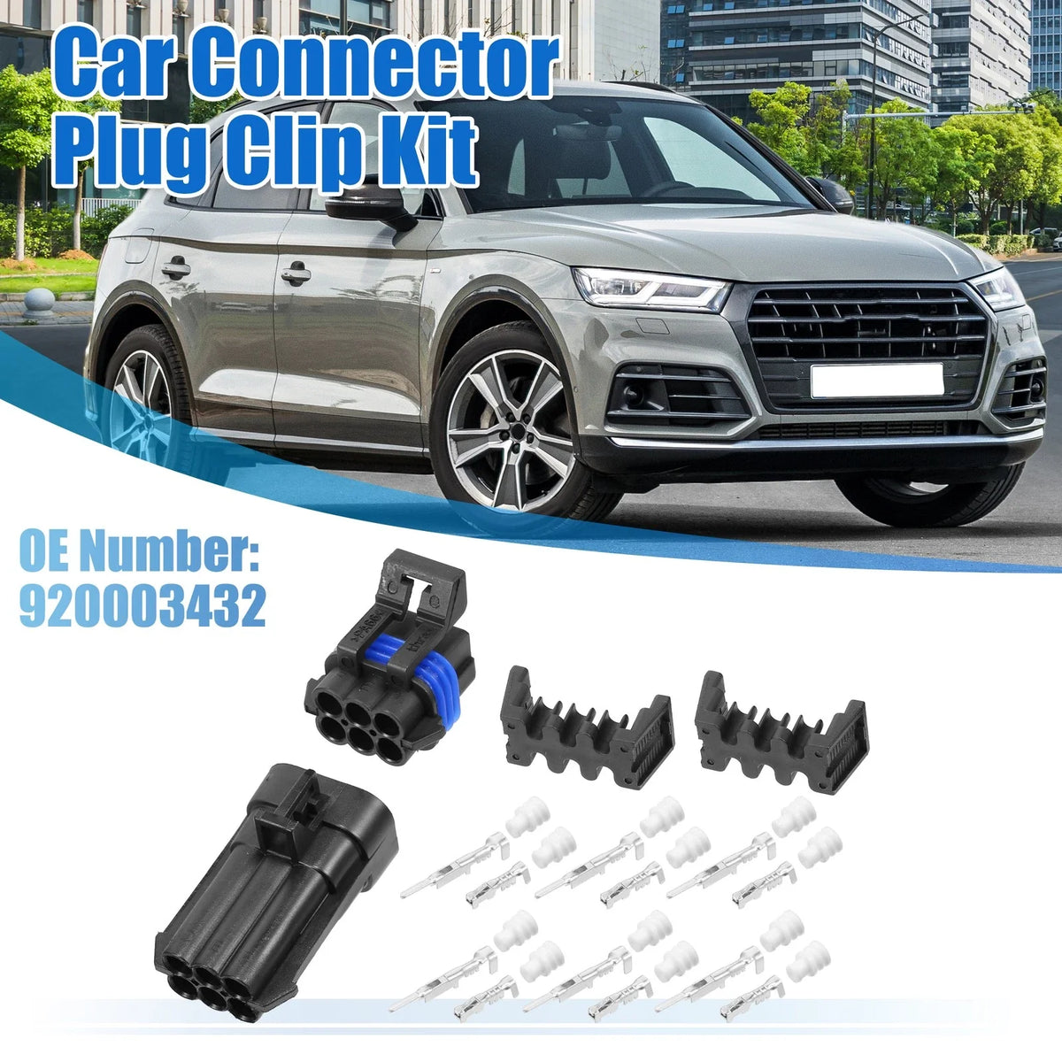 Set of 2 Oxygen Sensor Connectors for VW Audi (No.920003432)