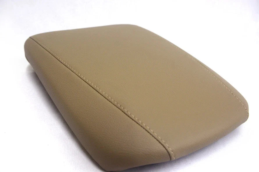 Leather Synthetic Center Console Armrest Cover for Acura MDX (2014–2020) Beige