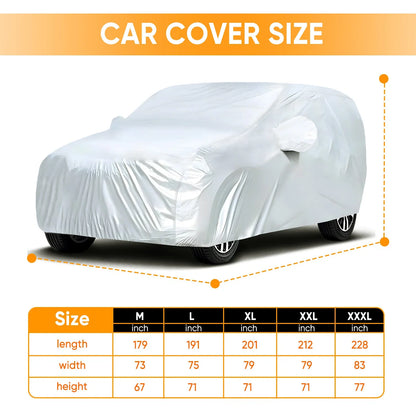 Waterproof Car Cover for SUVs and Trucks (Universal M-3XL)